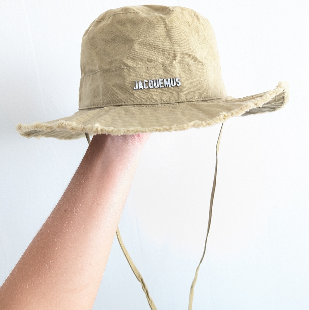 Jacquemus  Le Bob Artichaut Cotton Twill Bucket Hat color Tan